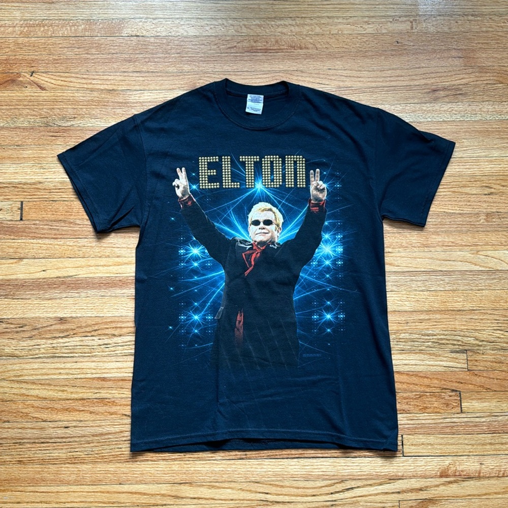 Elton John T-Shirt / Rocket Man Tour 2013 / Medium
